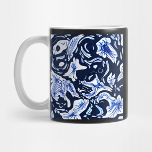 white flower Mug